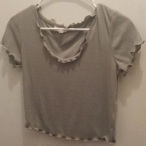 Pink Rose crop, medium, olive